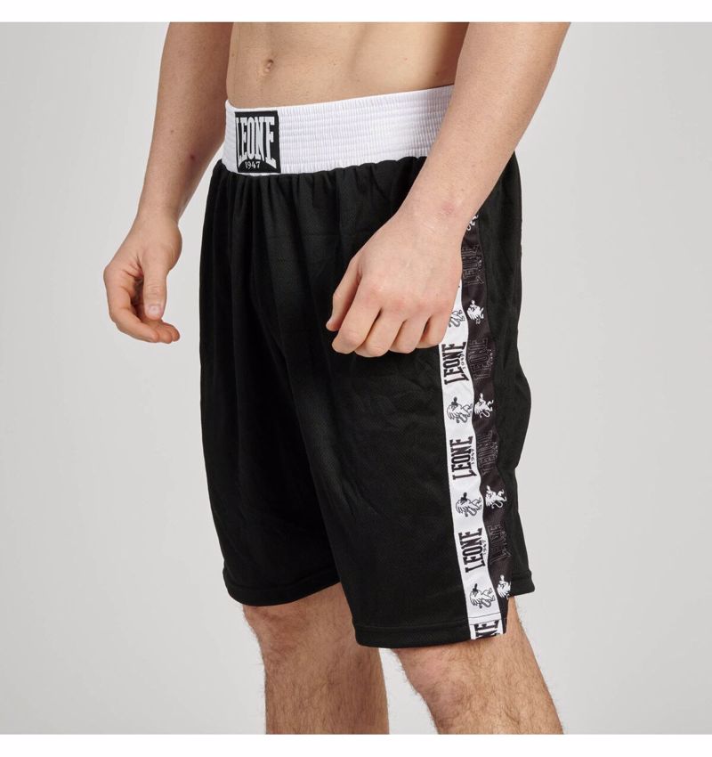 Leone ICONIC BOXING SHORTS -BLACK